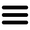 Mobile Hamburger Menu Icon